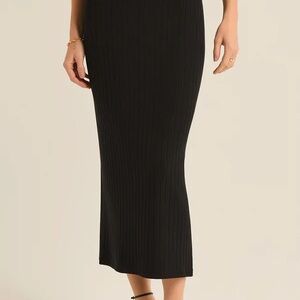 GAP Maternity Black Rib Skirt